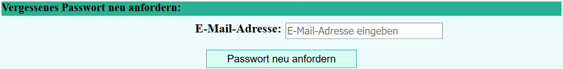 Neues Passwort